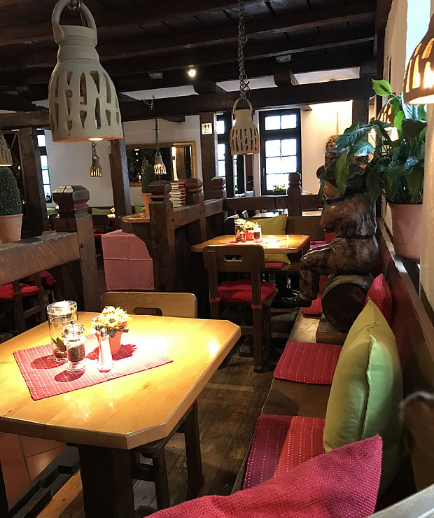 Gastraum im Restaurant Dilthey Haus